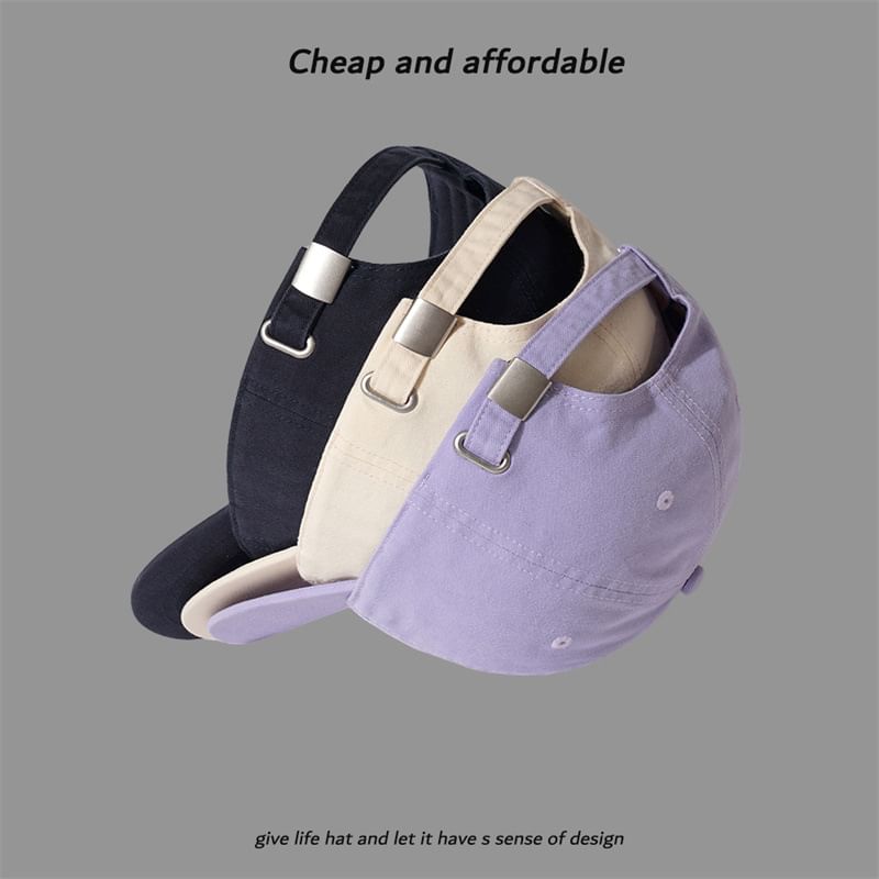 Embroidered Baseball Cap Cat