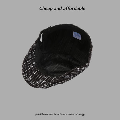 Cap Newsboy Dog Print