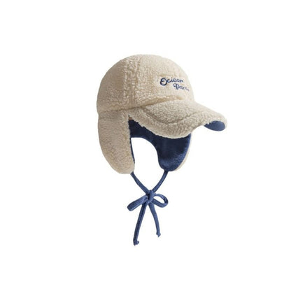 Earflap Baseball Embroidered Cap Lettering