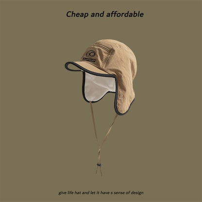 Hat Print Lettering Trapper