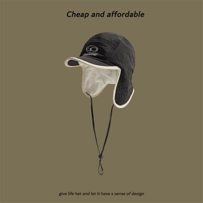 Hat Print Lettering Trapper