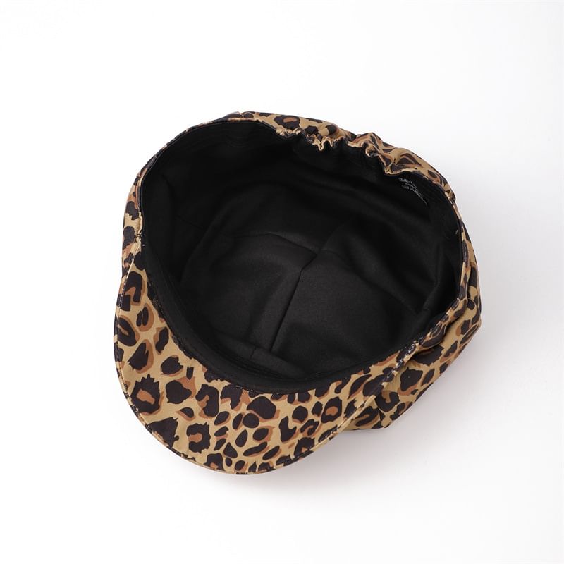 Patterned Cat Ear Cap Newsboy