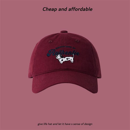 Cap Baseball Dog Embroidered