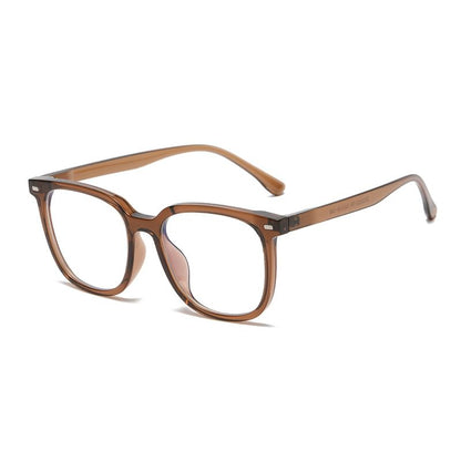 Square Glasses with Clip On Sunglasses