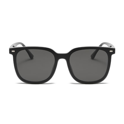 Square Glasses with Clip On Sunglasses