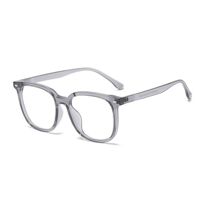 Square Glasses with Clip On Sunglasses