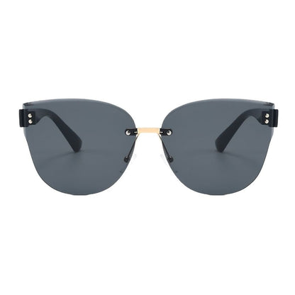 Rimless Oval Sunglasses