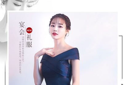 Off-Shoulder Plain Ruffle High Low A-Line Cocktail Dress