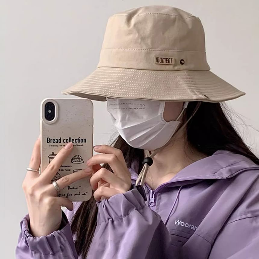 Lettering Applique Boonie Hat