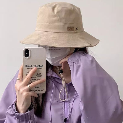 Lettering Applique Boonie Hat