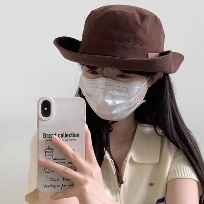 Lettering Applique Boonie Hat