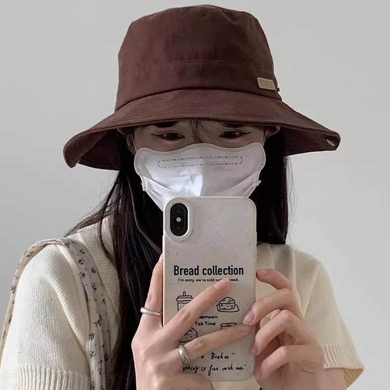 Lettering Applique Boonie Hat