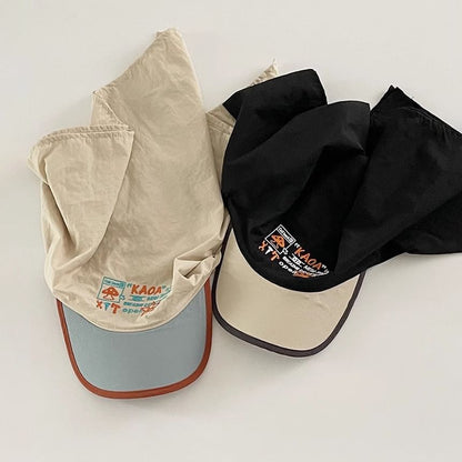 Lettering Embroidered Baseball Cap