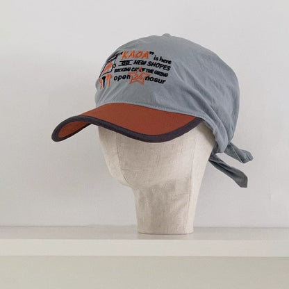 Lettering Embroidered Baseball Cap