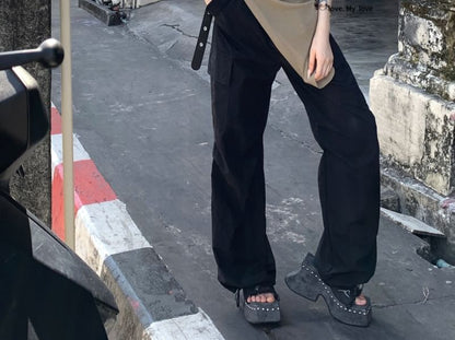 Sleeveless U-Neck Asymmetrical Plain Top