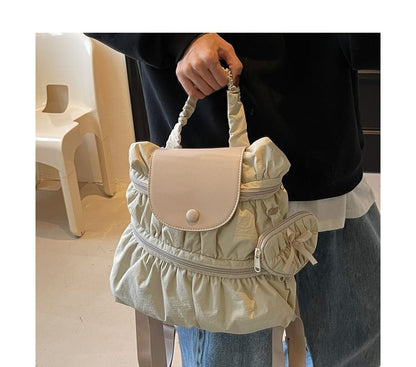 Textile Plain Backpack