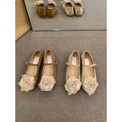 Floral Mary Jane Shoes