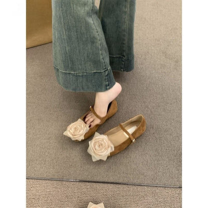 Floral Mary Jane Shoes
