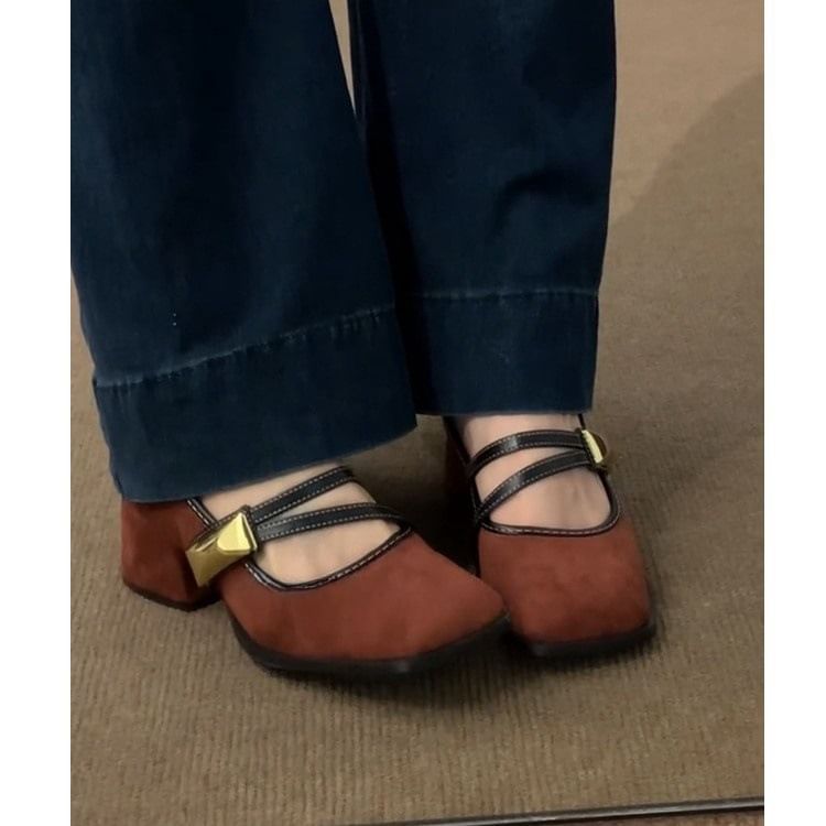 Chunky Heel Mary Jane Shoes