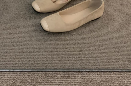 Square-Toe Flats
