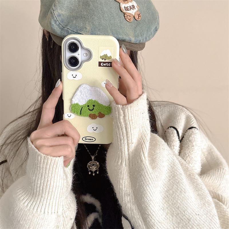 Mountain Embroidered Phone Case