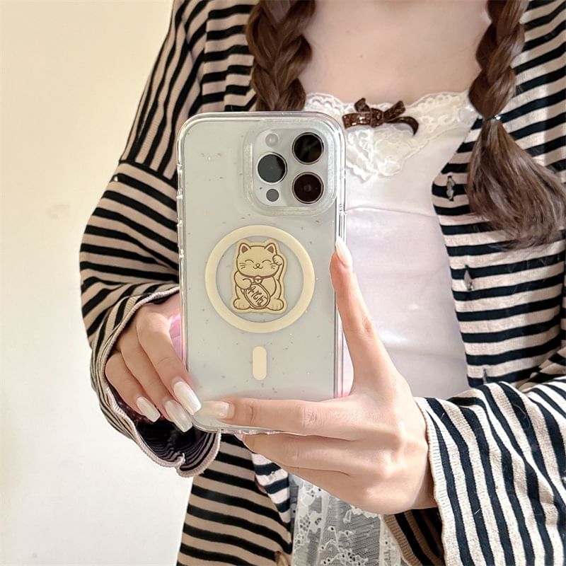 Lucky Cat Magnetic (Compatible with MagSafe) Phone Case