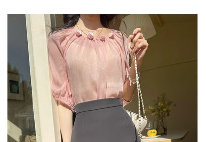 Ruffle-Trimmed High-Rise Mini A-Line Skirt