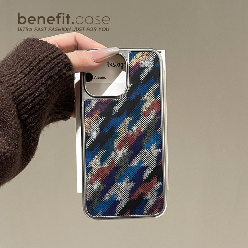 Houndstooth Phone Case / Strap / Set