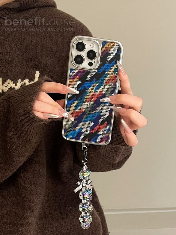 Houndstooth Phone Case / Strap / Set