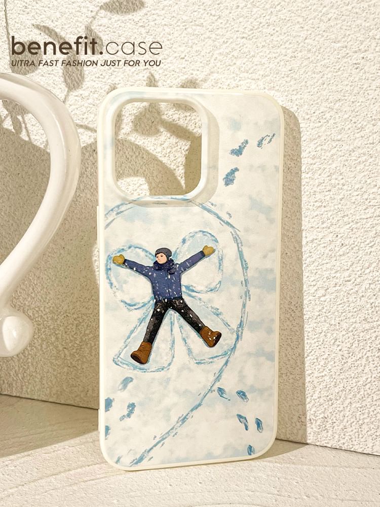Couple Matching Snow Phone Case