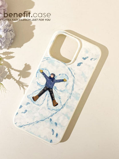 Couple Matching Snow Phone Case