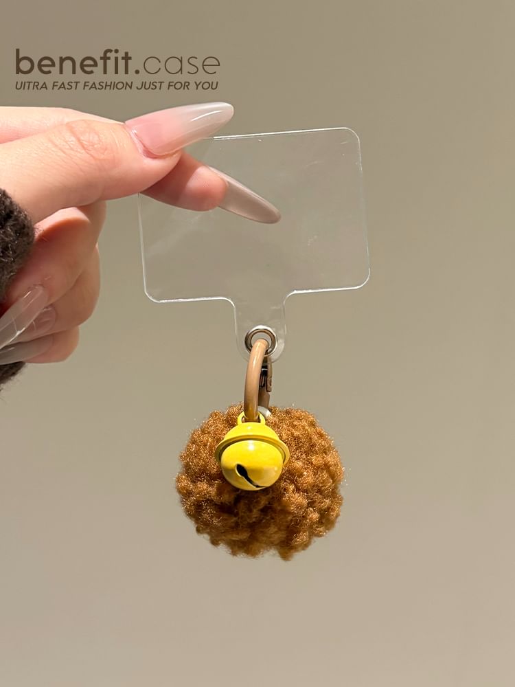 Bell Pom Pom Phone Charm
