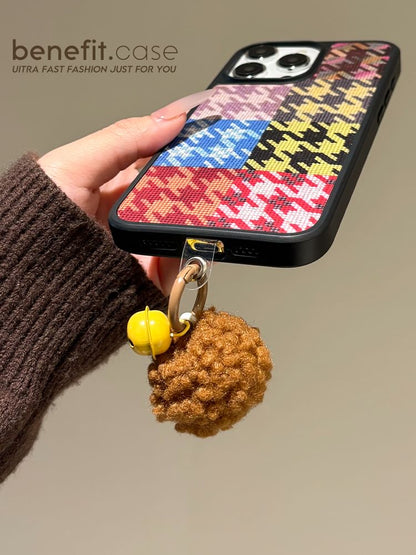 Bell Pom Pom Phone Charm