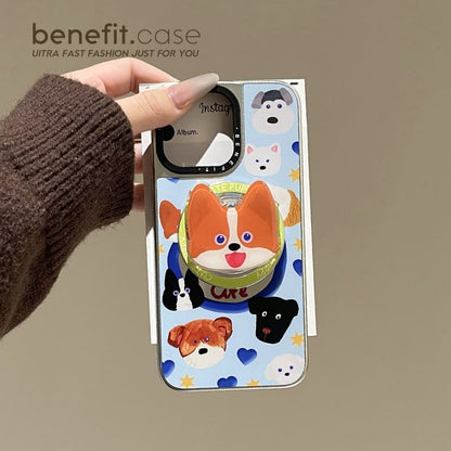 Dog Mirrored Phone Case