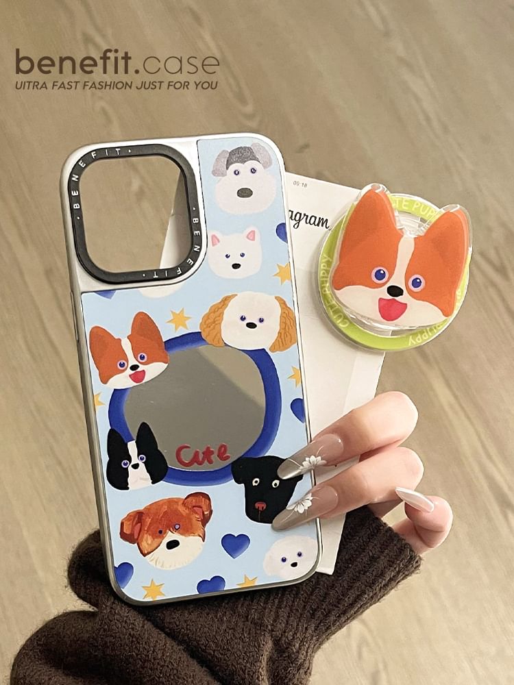 Dog Mirrored Phone Case