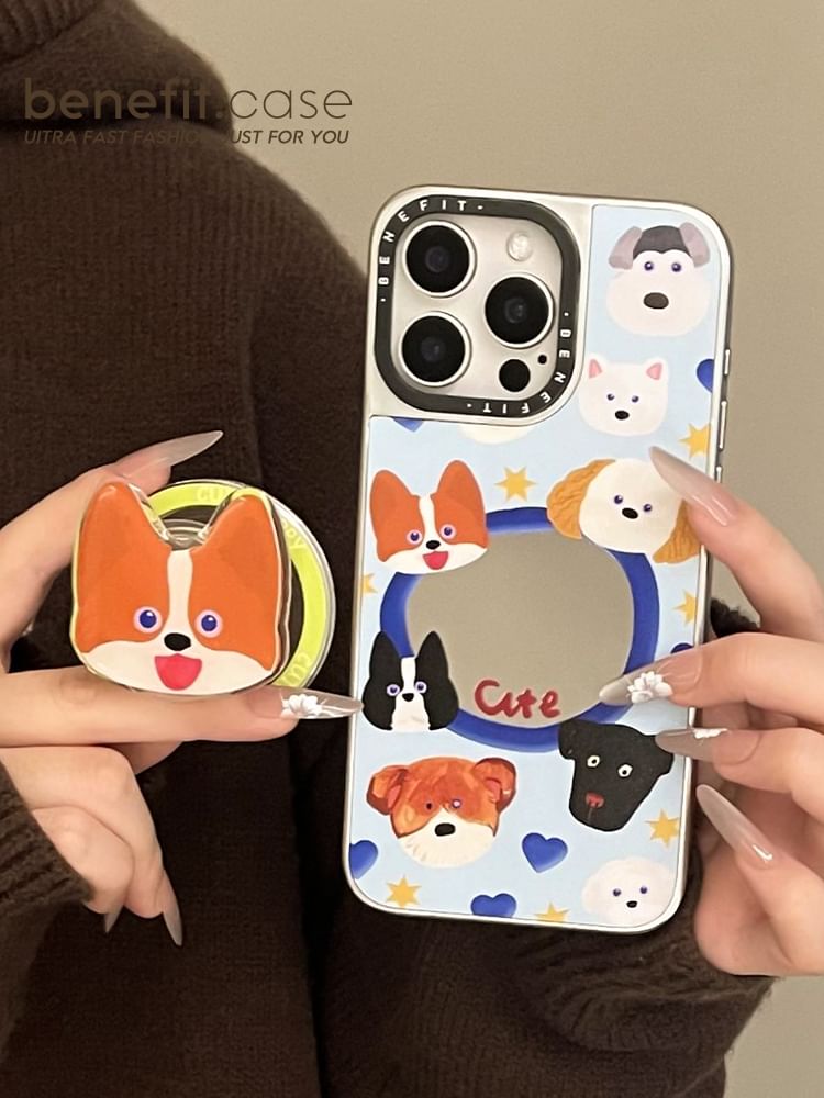 Dog Mirrored Phone Case