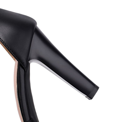 High Heel Bow Detail Sandals