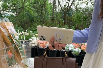 Faux Leather Plain Flap Backpack