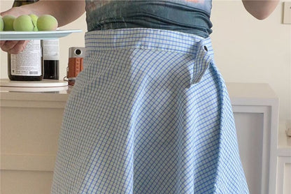 Harvest Plaid Apron for Stylish Cooking