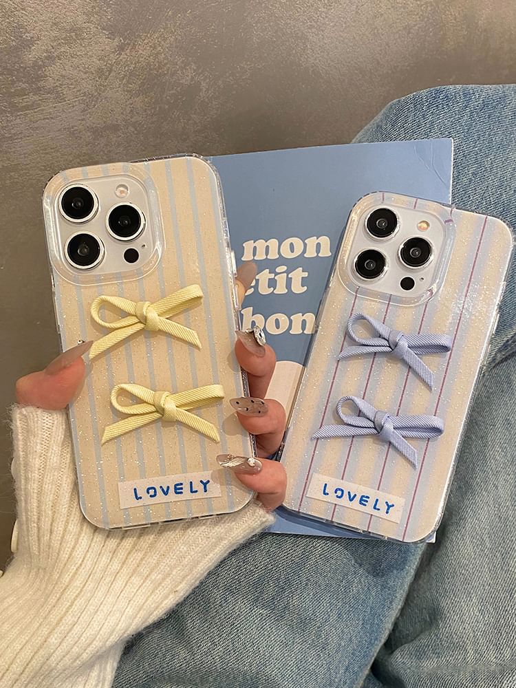 Ribbon Striped Phone Case