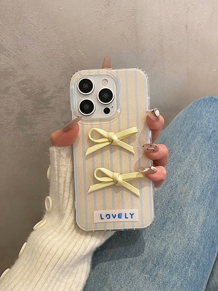 Ribbon Striped Phone Case