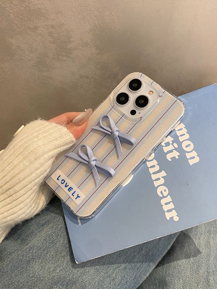 Ribbon Striped Phone Case