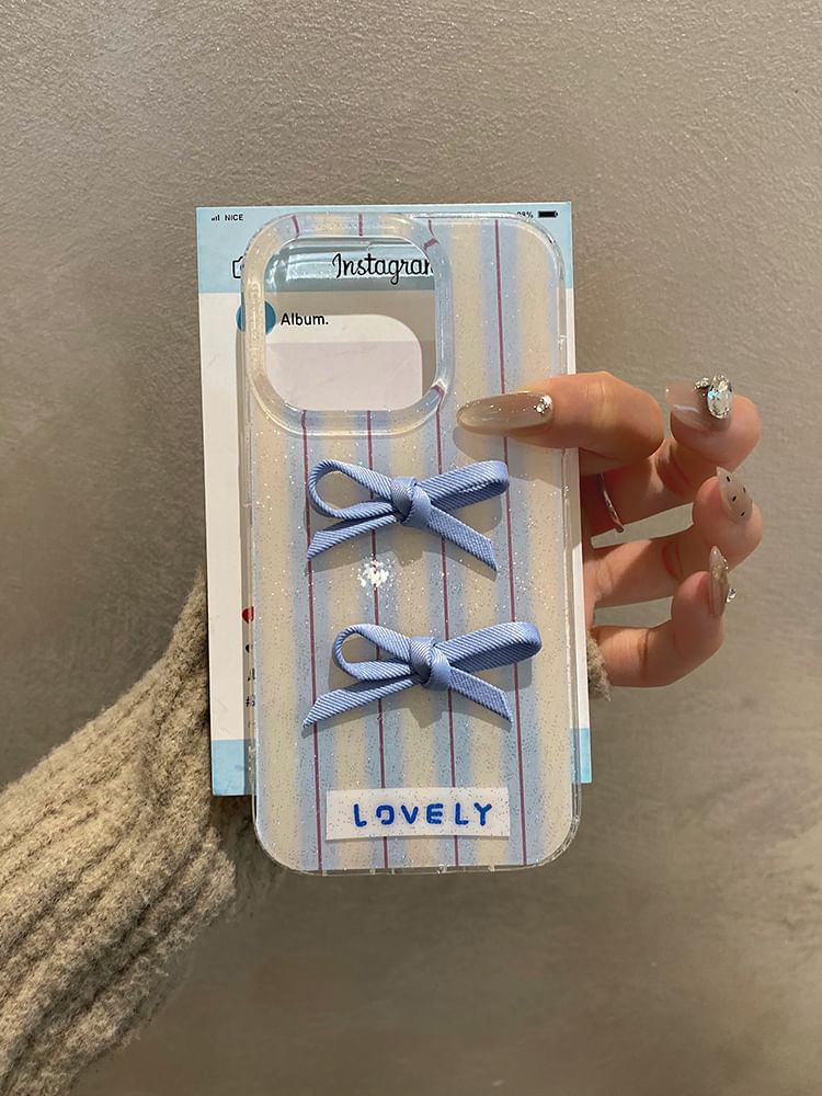 Ribbon Striped Phone Case