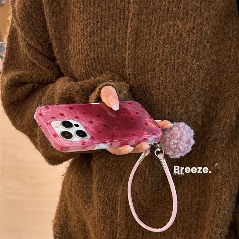 Polka Dot Phone Case / Strap / Set