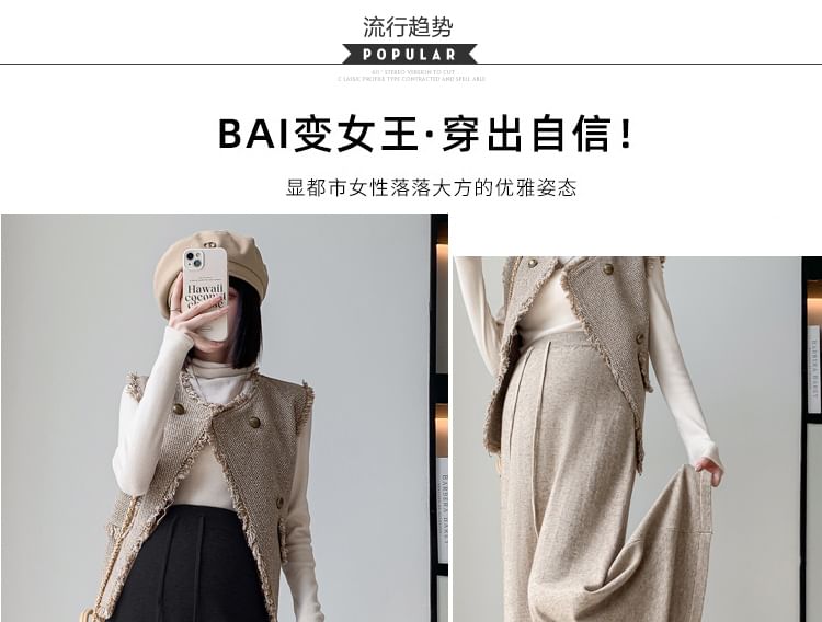 Comfortable Maternity A-Line Skirt with Drawstring Waist