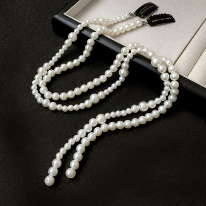 Faux Pearl Beaded Hairband