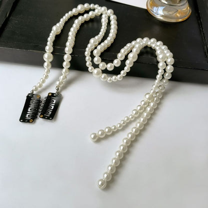 Faux Pearl Beaded Hairband