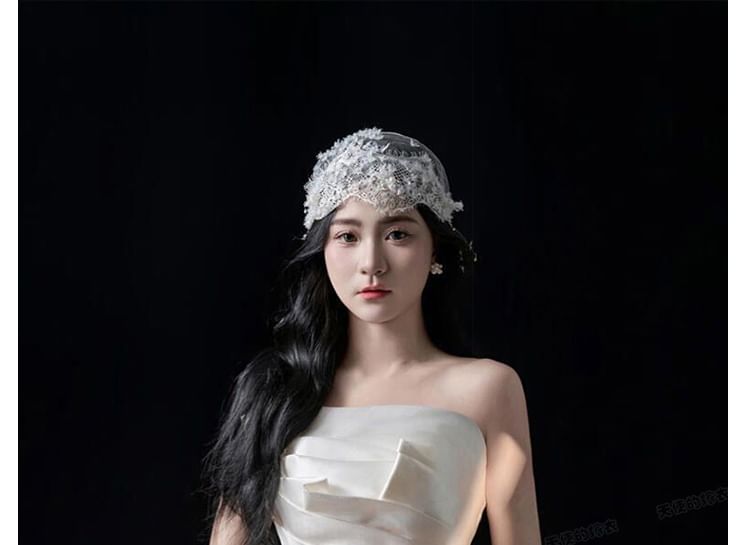 Ball Floral Wedding Gown Shirred Strapless