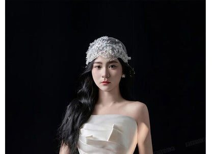 Ball Floral Wedding Gown Shirred Strapless