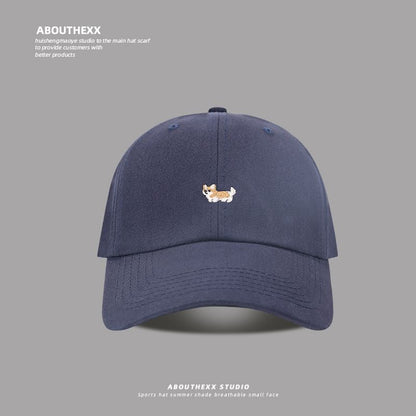 Corgi Embroidered Baseball Cap